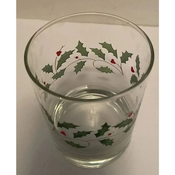 Lenox Holiday Old Fashioned Glass  4 1/8” H‎ x 3 1/4”W - Picture 7 of 7